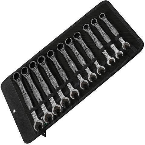 Комплект гаечни ключове, 11х с тресчотка, в калъф, 6000 Joker 11 Set 1 Wera - W020013