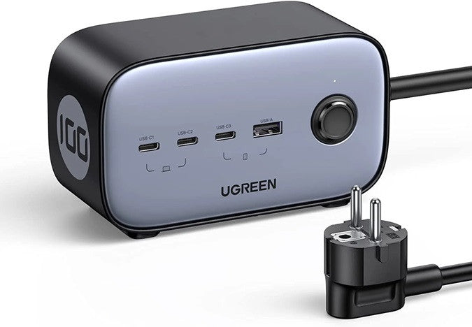 6 В 1 УНИВЕРСАЛНО ЗАРЯДНО УСТРОЙСТВО CD270 Desk  220V 3xUSB-C 1xUSBA 2хAC UGREEN