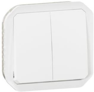 Сериен ключ/бутон механизъм цвят Бял IP55 Plexo New Legrand, LEGRAND, 69625L