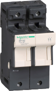 Разединител стопяем предпазител TeSys DF 2P 50A 14X51 mm SE, SCHNEIDER ELECTRIC НИСКО НАПРЕЖЕНИЕ, DF142