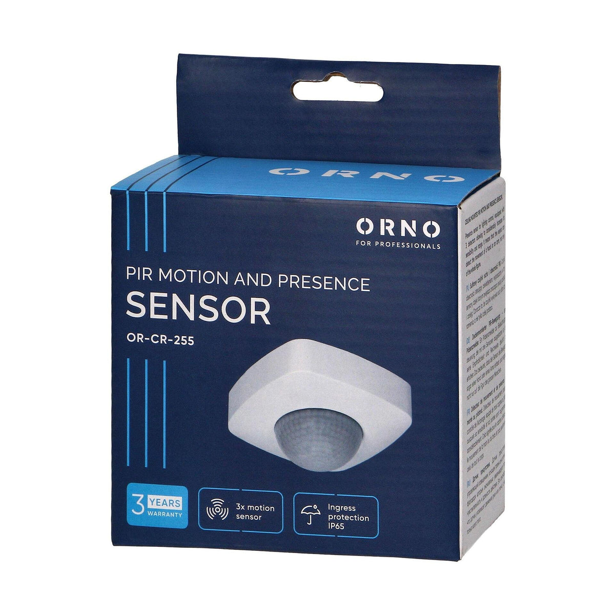 PIR сензор за движение 360° с 3 детектора, IP65 - OR-CR-255, ORNO