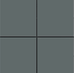 Лицев панел за 4 бутона 30x30 Linea71 Fenix Green Commodore EKINEX, EK-T4Q-FVC