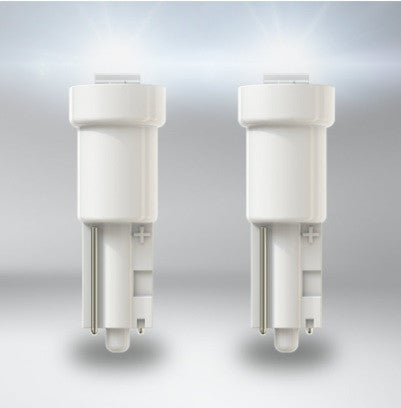 КОМПЛЕКТ 2бр. LED ЛАМПИ 2723DWP-02B W2.3W/T5 6000K 12V 0.25W W2X4.6D