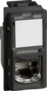 Розетка RJ45 cat.6A UTP конектор toolless IDC 1 мод. цвят Черен  Living Now Bticino - KG4279C6A