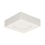 LETI LED 9W осветително тяло, за повърхностен монтаж, квадратно, 530lm, 3000K, бяло, вградено LED захранване - AD-OD-6060WLX3, ADVITI