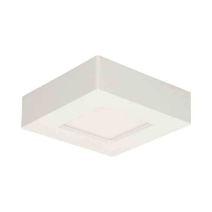 LETI LED 9W осветително тяло, за повърхностен монтаж, квадратно, 530lm, 3000K, бяло, вградено LED захранване - AD-OD-6060WLX3, ADVITI