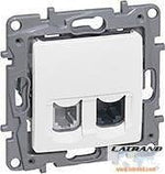 Розетка RJ11+RJ45 UTP cat.5 цвят Бял Niloe Legrand - 764570