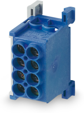 Клема изолирана СИНЯ MAG25-2 4x25mm² IP20 80A 1000V MOREK, MAG1250B32