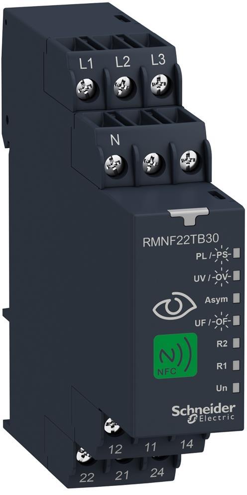 Реле за контрол на фази 3P 208...480Vac 2CO NFC SE, SCHNEIDER ELECTRIC НИСКО НАПРЕЖЕНИЕ, RMNF22TB30