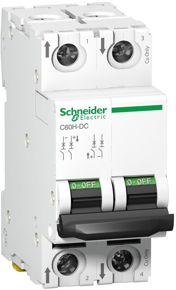 Автоматичен прекъсвач Acti 9 C60H-DC 2P 25A 500V= SE, SCHNEIDER ELECTRIC НИСКО НАПРЕЖЕНИЕ, A9N61533