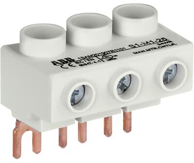 Захранваща клема S1-M1-25 25мм2 за 1бр. прекъсвач MS116 ABB, 1SAM201907R1101