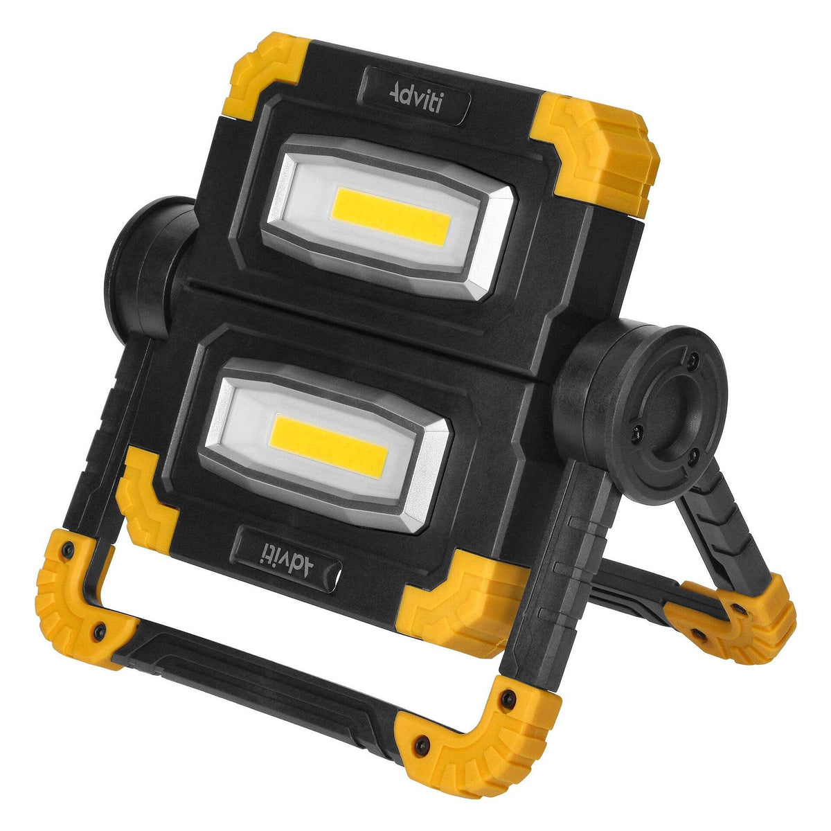 GEMINIX LED 2x10W, работен прожектор, преносим с акумулаторна батерия, 1200lm, IP44, 4000K, 5000mAh, ADVITI, AD-NR-6466L4