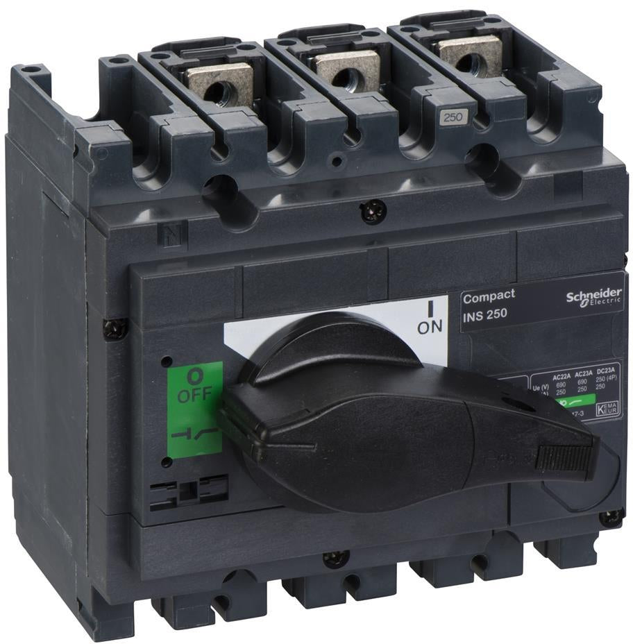Товаров прекъсвач INS250 3P 250A с ръкохватка SE, SCHNEIDER ELECTRIC НИСКО НАПРЕЖЕНИЕ, 31106