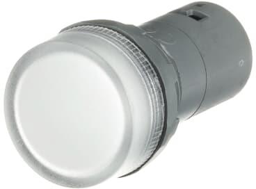 Сигнална лампа LED CL2-520C сглобена бяла 220Vdc Ø22mm Compact ABB, 1SFA619403R5208