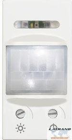 Датчик за движение PIR, 105°, обхват 6m @ h=1.2m, LED ≤ 50W, изисква неутрала, 1 мод. цвят Бял Classia Bticino - RW4431