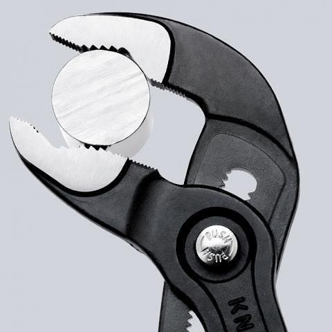 Клещи раздвижени Cobra, червена ръкохватка 125мм, Knipex - K8701125