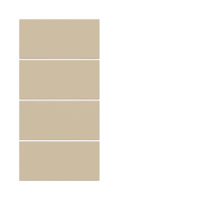 Лицев панел за 4 бутона 30x15 20venti Fenix Beige Luxor EKINEX, EK-T4R-20-FBL
