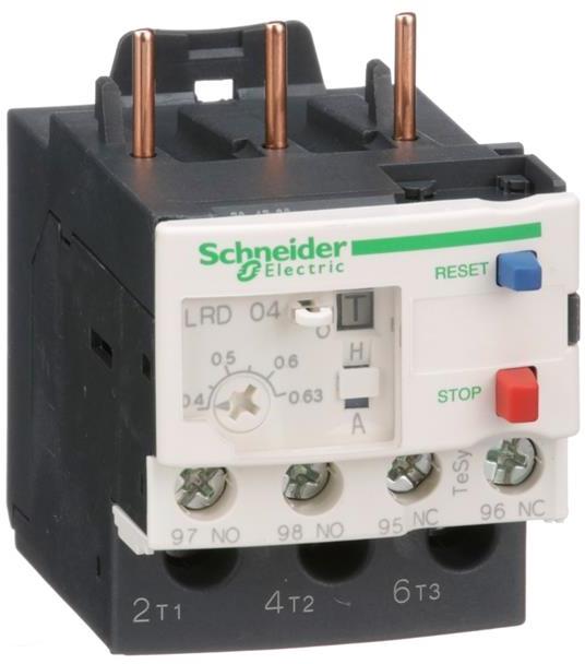Термична защита TeSys D 0.4...0.63A 1NO-1NC SE, SCHNEIDER ELECTRIC НИСКО НАПРЕЖЕНИЕ, LRD04