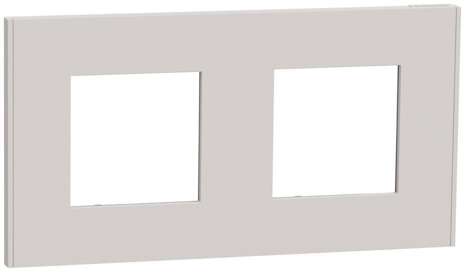 Лицева рамка 2х цвят Сив Unica Déco SE, SCHNEIDER ELECTRIC, NU600424