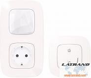 Стартов пакет Smart Valena Allure Перла (Свързан контакт с Gateway + Master ключ безжичен) с рамки Legrand с Netatmo - 752996