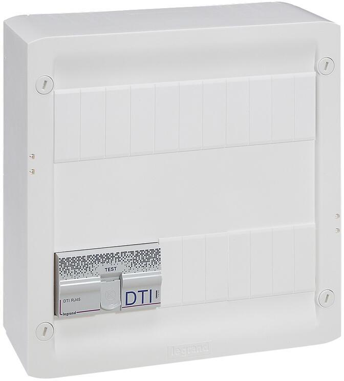 Табло МУЛТИМЕДИЙНО за открит монтаж Drivia с 4x RJ45 Legrand, LEGRAND, 413218