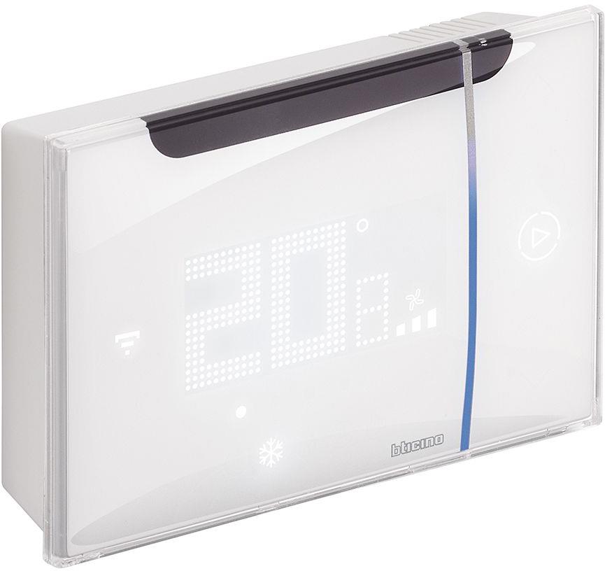 Термостат Smarther AC с вградено Wi-FI за открит монтаж БЯЛ Bticino with Netatmo, NETATMO с LEGRAND & BTICINO, XW8003W