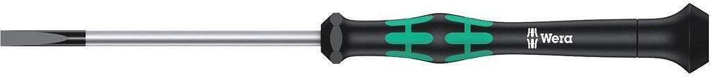 Отвертка шлиц 0.80x4.0x80, зелено-черна ръкохватка, 2035 Kraftform Micro Wera - W118014