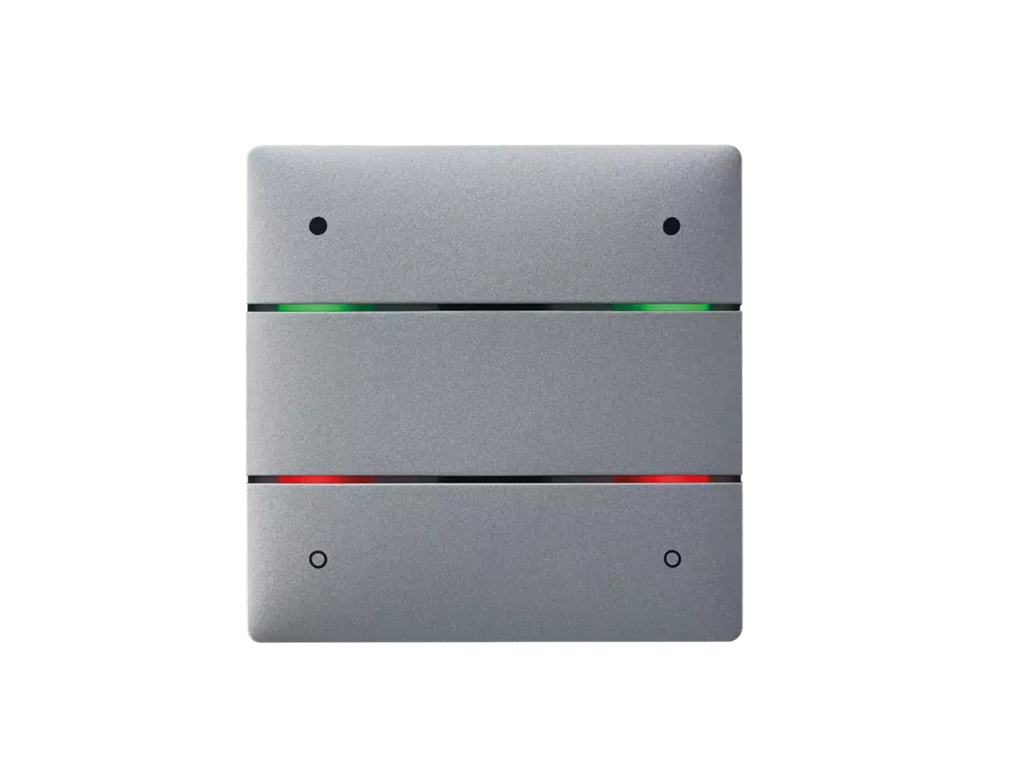 Пулт за управление iON4 SR 4х бутона LED цвят Сребърен LUXORliving Theben, KNX, 4802414