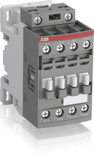 Контактор AF09-30-10 3P 4kW (9A AC-3) 1NO 48...130V 50/60Hz ABB, 1SBL137001R1210