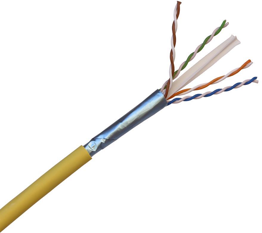Кабел Cat.6A U/UTP LSZH Cca жълт – 500m LCS3 Legrand, LEGRAND, 32828