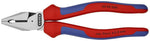 Комбинирани клещи усилени, синьо-червена ръкохватка 200мм, Knipex - K0202200