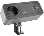 Модул Axis65 с 1х Шуко, USB тип C+C Power Delivery 65W Черен/Черен, ABL, ABL Сърбия, 2A8BF1C3