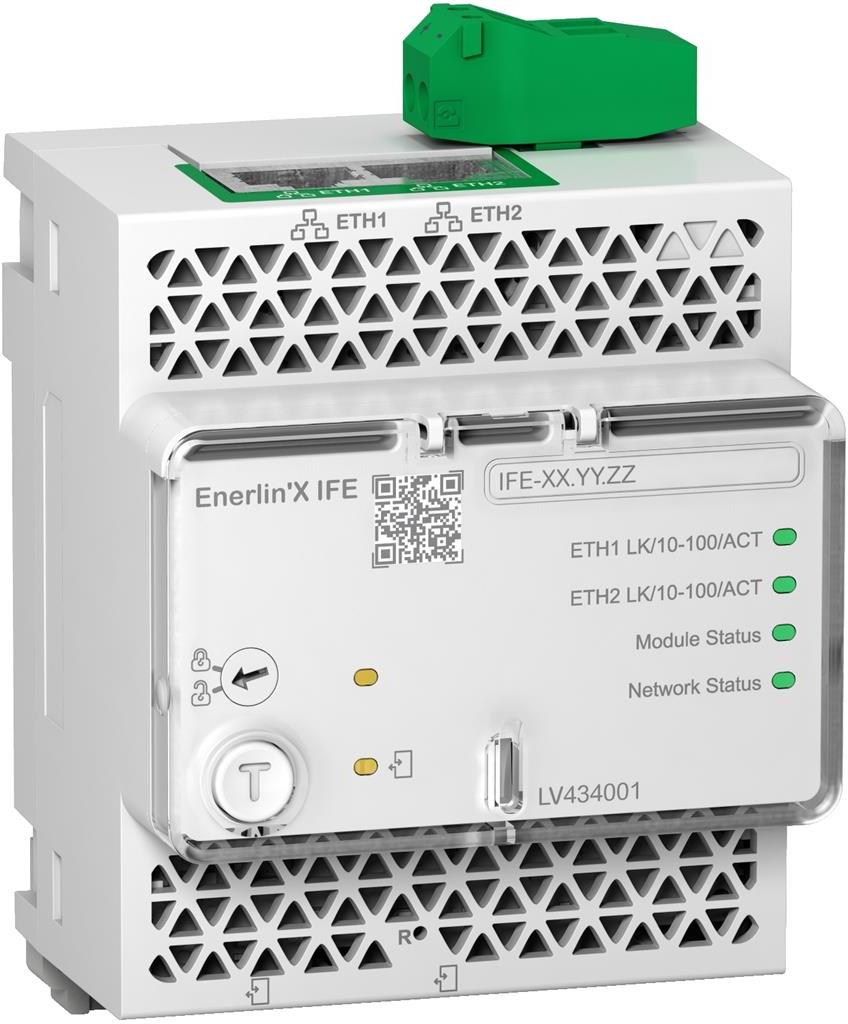 Интерфейс Ethernet Enerlin'X IFE SE, SCHNEIDER ELECTRIC НИСКО НАПРЕЖЕНИЕ, LV434001