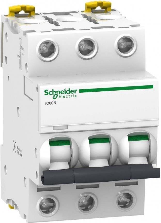 Автоматичен прекъсвач Acti 9 iC60N 3P 50A крива C 6kA SE, SCHNEIDER ELECTRIC НИСКО НАПРЕЖЕНИЕ, A9F74350