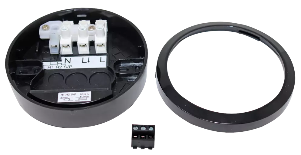Конзола за открит монтаж на таван IP54 на датчици LUXA 103 BK Theben, THEBEN, 9070843