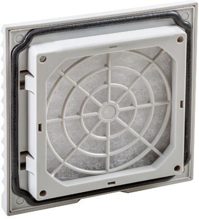 Изходяща решетка с отвор 93x93mm и външни размери 117x117mm IP54 IDE, RF93