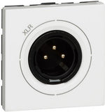 Розетка за тонколони XLR 3 пина Male цвят бял Mosaic Legrand, LEGRAND, 78756