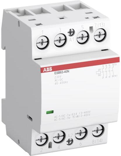 Модулен контактор ESB 63A 4NO 24ac/dc 3 мод. ABB, 1SAE351111R0140