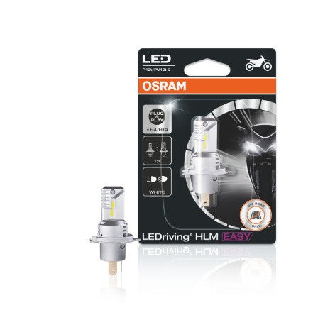 МОТОЦИКЛЕТНА LED ЛАМПА 64193DWESY MOTOR H4/H19 LED 19W 12V P43T BLI1 OSRAM