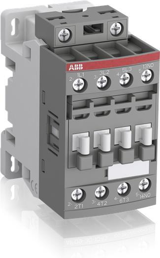 Контактор AF09-30-10 3P 4kW (9A AC-3) 1NO 24...60V 50/60Hz ABB, 1SBL137001R1110