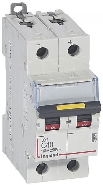 Автоматичен прекъсвач DX3-DC 2P 40A 500V= Legrand, LEGRAND НИСКО НАПРЕЖЕНИЕ, 409572