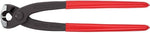 Клещи за скоби, червена ръкохватка 220мм, Knipex - K1099I220