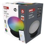 Спот LED Ø175 7W RGBW 330lm димируем 20000h IP20 черен Wi-Fi GoSmart EMOS