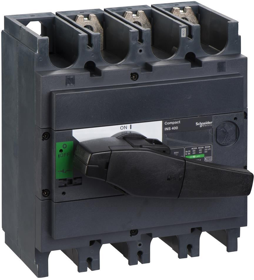 Товаров прекъсвач INS400 3P 400A с ръкохватка SE, SCHNEIDER ELECTRIC НИСКО НАПРЕЖЕНИЕ, 31110