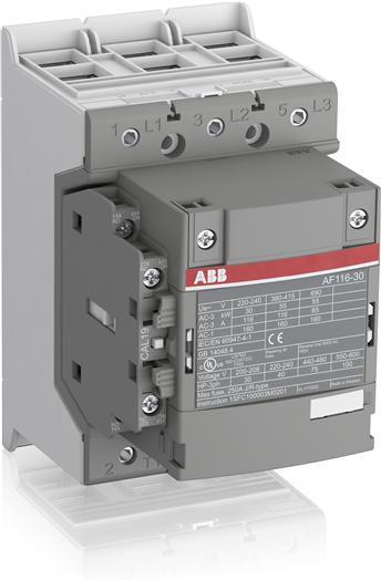 Контактор AF140-30-11 3P 75kW (140A AC-3) 1NO+1NC 100...250V 50/60Hz ABB, 1SFL447001R1311