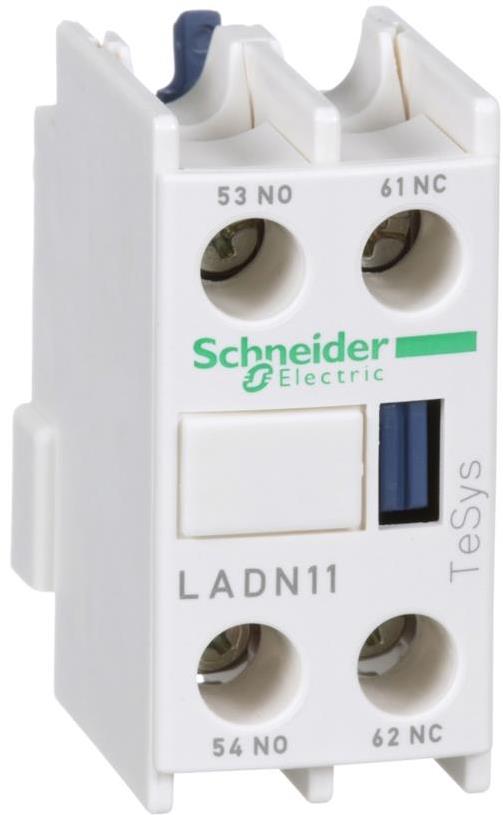 Блок помощни контакти TeSys D 1NO-1NC винтови клеми SE, SCHNEIDER ELECTRIC НИСКО НАПРЕЖЕНИЕ, LADN11