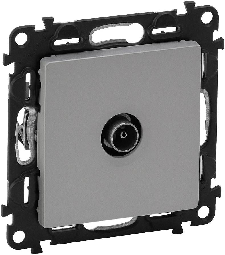 Розетка TV крайна 10dB цвят алуминий Valena Life Legrand, LEGRAND, 753360