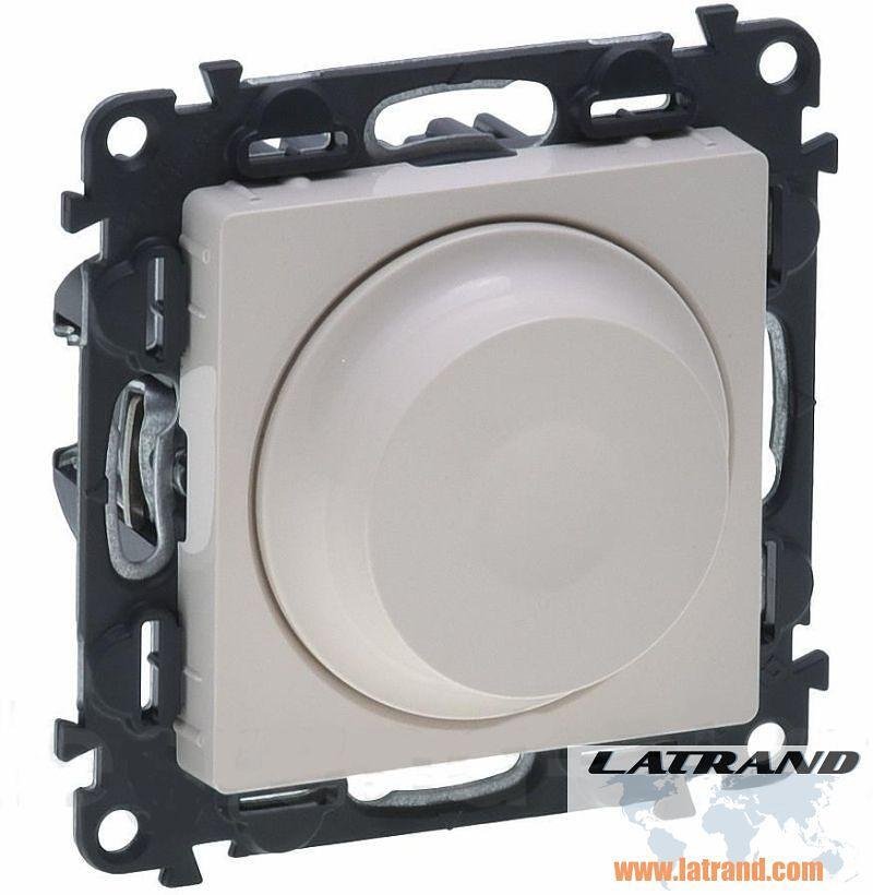 Ротативен димер 5-75W LED или 5-300VA всички товари цвят крем Niloe Legrand - 764688