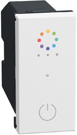 Ключ/димер RGB БЕЗжичен 1 мод. Smart с Netatmo цвят Бял Light Now Bticino, NETATMO с LEGRAND & BTICINO, YW4007CWI