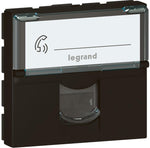 Розетка RJ45 FTP cat.6 2 мод. цвят Черен Mosaic Legrand, LEGRAND, 79165L